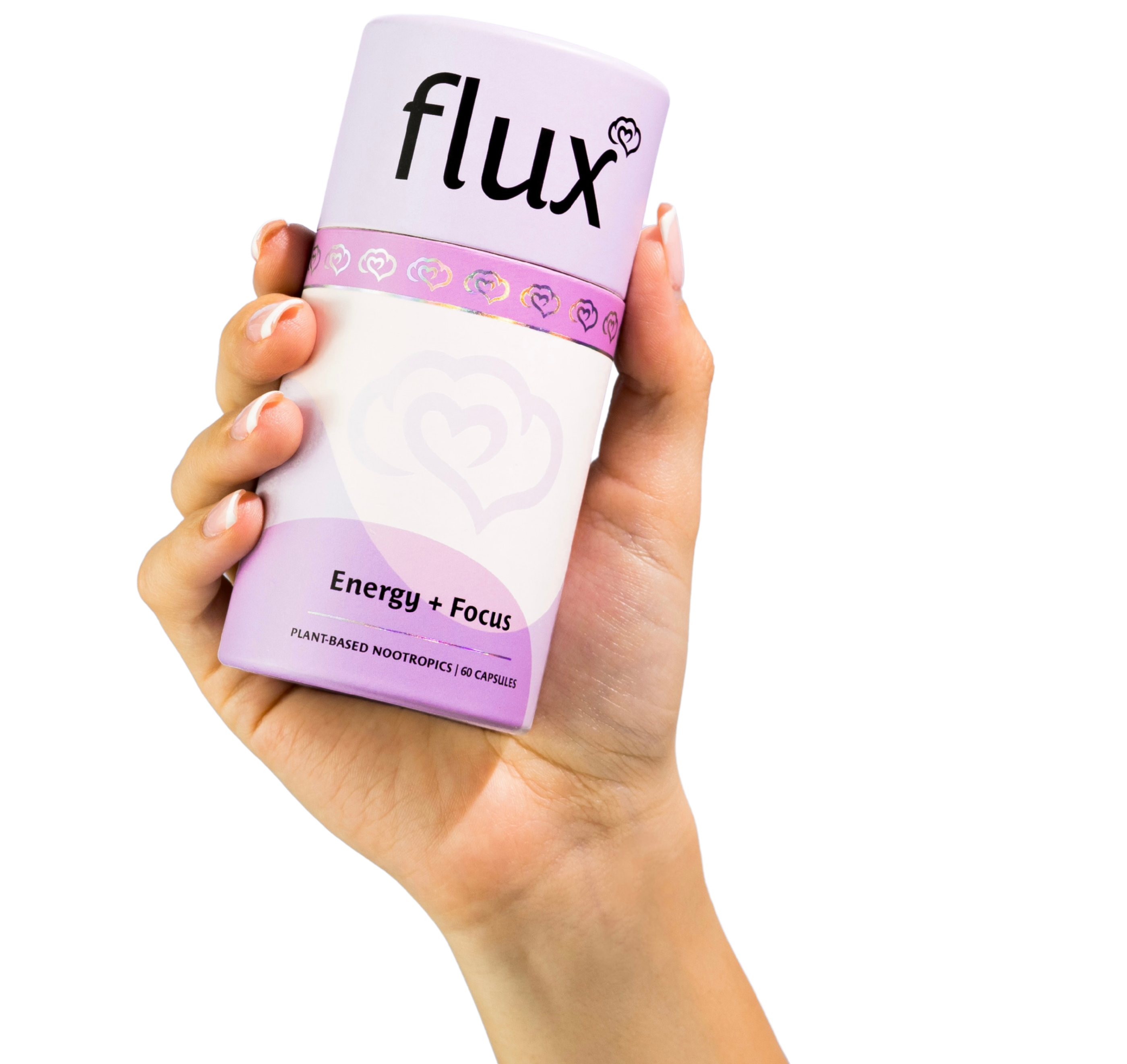 woman holding nootropics packaging